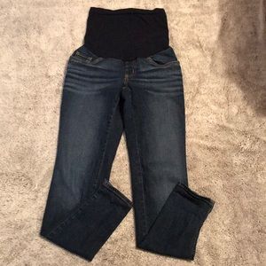 A Pea in the Pod Maternity DarkWash Skinny Jeans Size XS